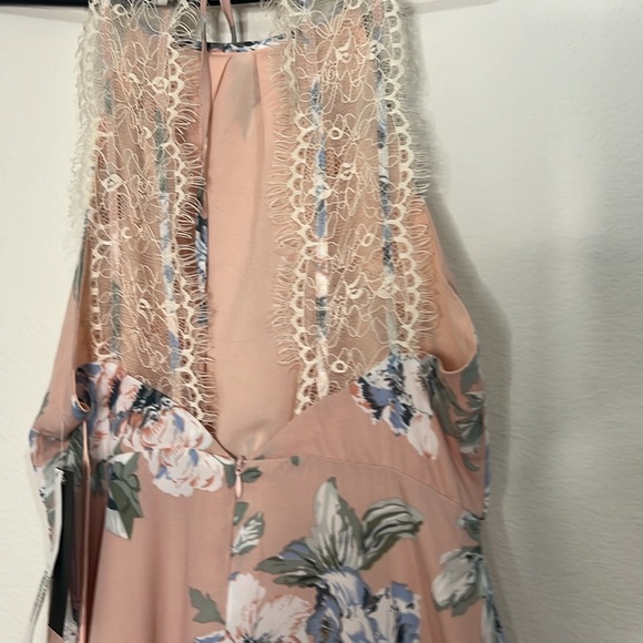 Aqua light pink dress size M - Picture 3 of 6